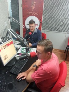 Entrevista com o diretor de marketing Douglas Steffen para a Rádio Clube de Joinville - Foto: Assessoria